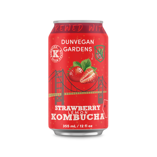 DUNVEGAN'S STRAWBERRY KOMBUCHA