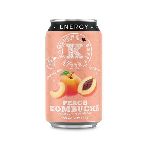 happy belly kombucha clean energy kombucha clean energy peach flavor