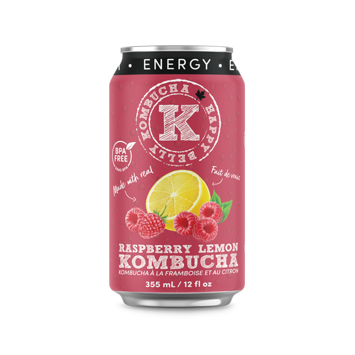 happy belly kombucha raspberry lemon