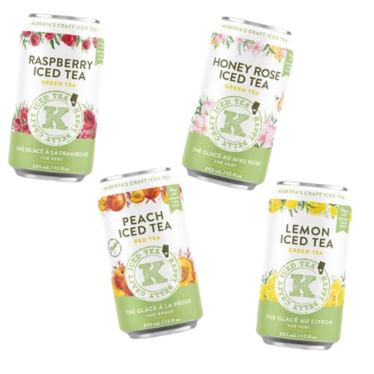 happy belly kombucha iced tea all assorted flavors raspberry, honey rose, peach and lemon flavors