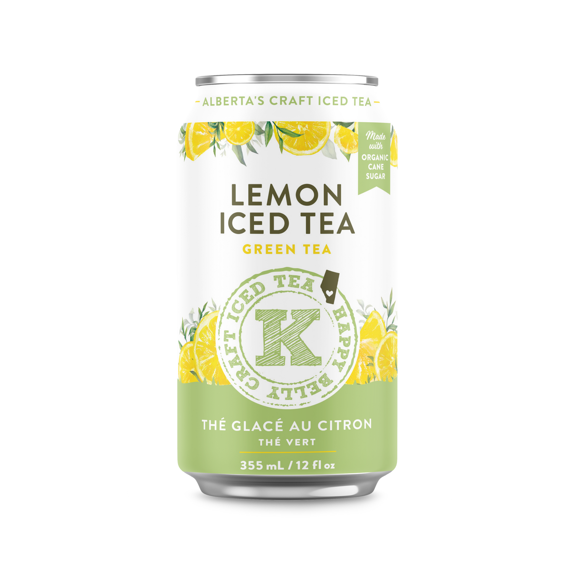 happy belly kombucha iced tea lemon iced tea green tea flavor