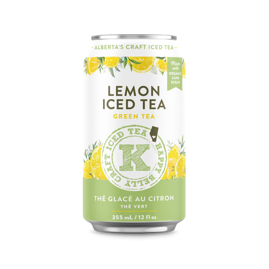 happy belly kombucha iced tea lemon iced tea green tea flavor