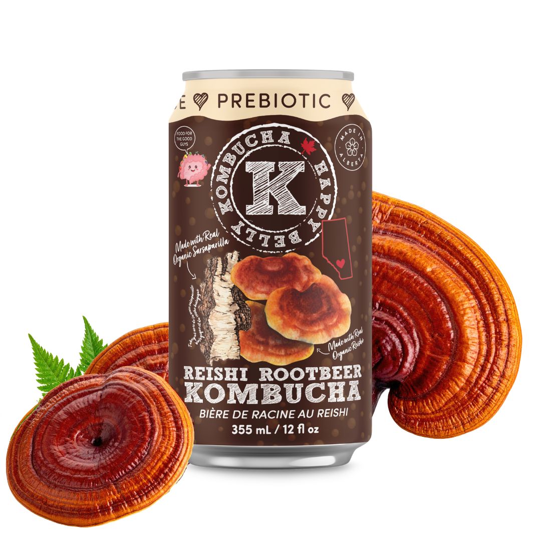 REISHI ROOTBEER (PREBIOTIC KOMBUCHA)