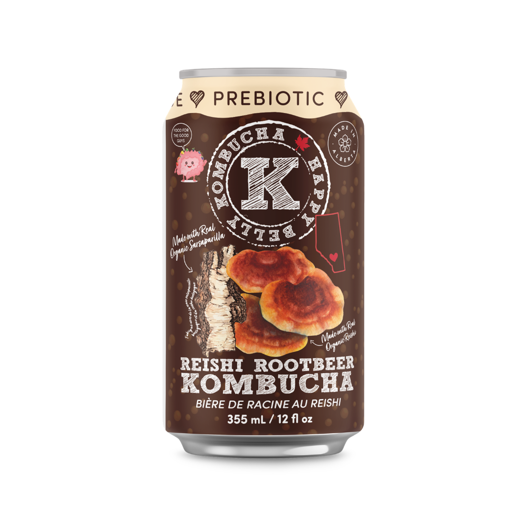 REISHI ROOTBEER (PREBIOTIC KOMBUCHA)